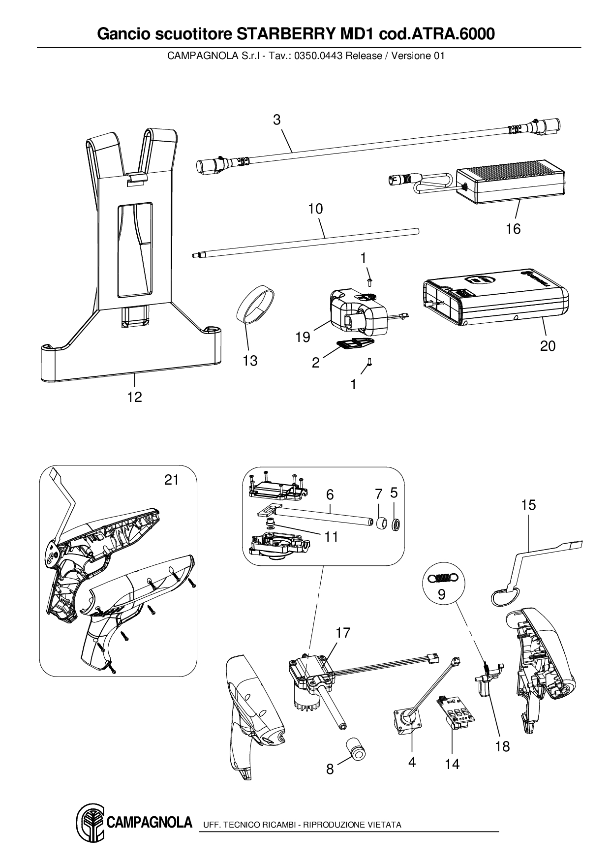 ATRA.6000_Gancio scuotitore STARBERRY MD1